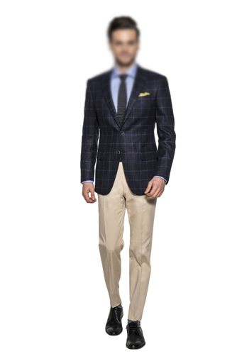 戗驳领2扣 意式时尚单件西服