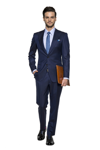 戗驳领2扣 意式**套装西服